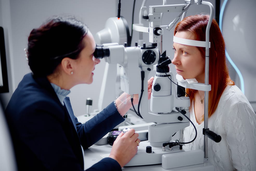 diagnostyka przedniego i tylnego odcinka oka